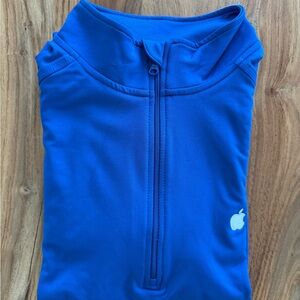 Apple Employee Exclusive Blue Half-Zip Pullover